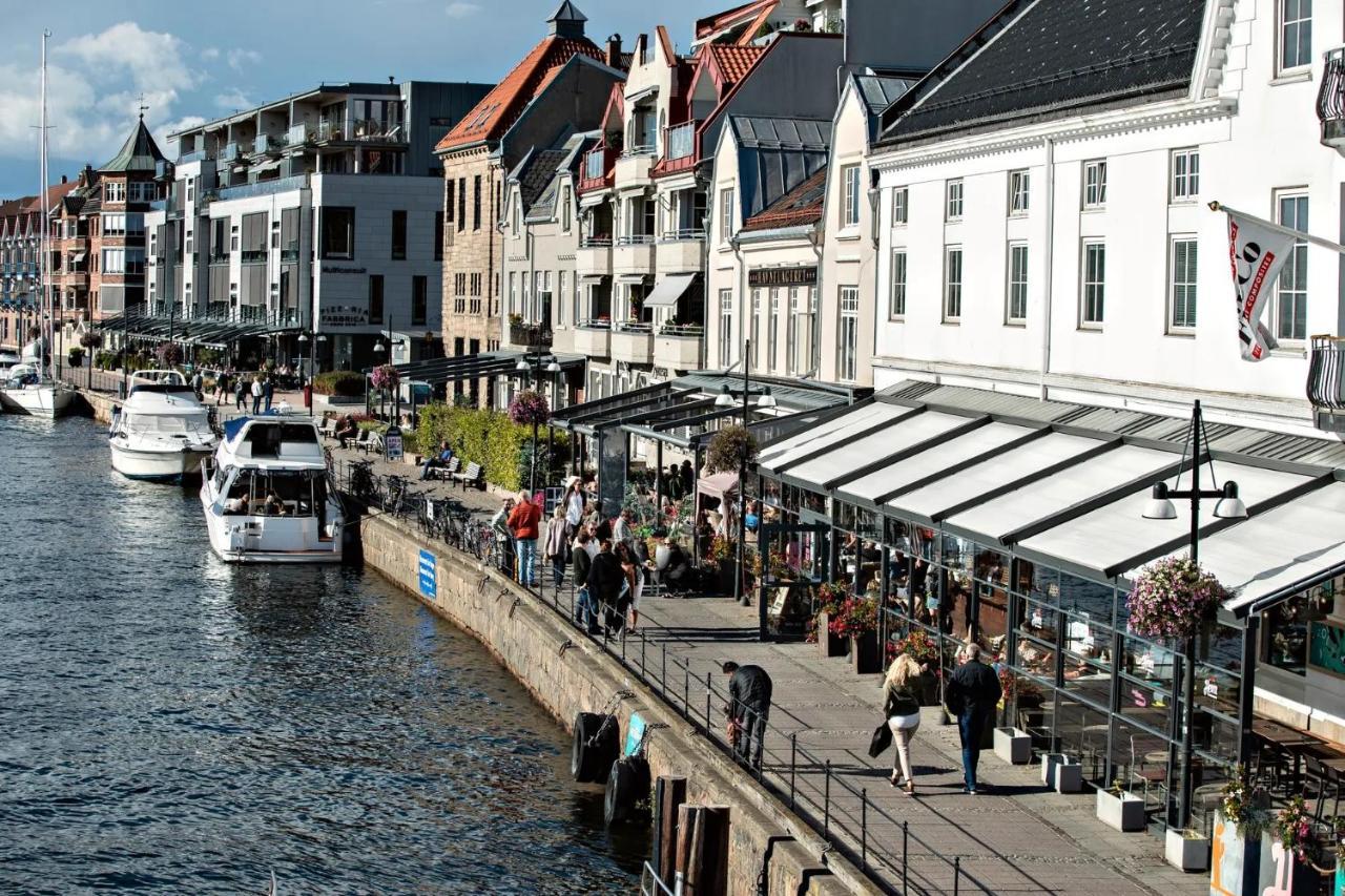 Moderne Leilighet Midt I Sentrum Av Fredrikstad Esterno foto